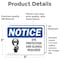 Signmission 3.5 in Height, 5 in Width, Vinyl Decal, Rectangle OS-2PACK-NS-D-35-L-12315 - alternate 4